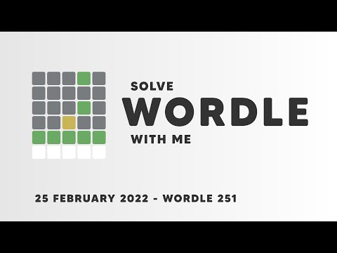 Wordle 251 - 25 February 2022 (two double letters got me man)