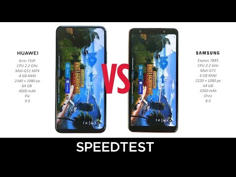 Huawei P smart Z vs Samsung Galaxy A7 2018 - Real Life Speed Test! [Big Difference?]