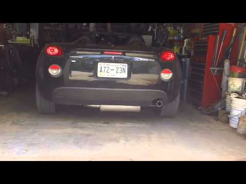 Pontiac Solstice 2.4L, Borla ProXS, Solo cat, and Vibrant Performance resonator
