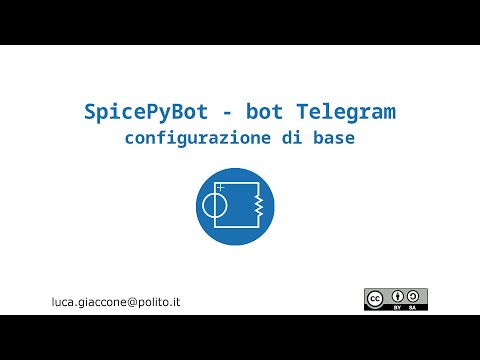 SpycePyBot - bot Telegram - configurazione di base