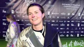 Les sabreuses en FINALE ! Réaction de Cécila Berder