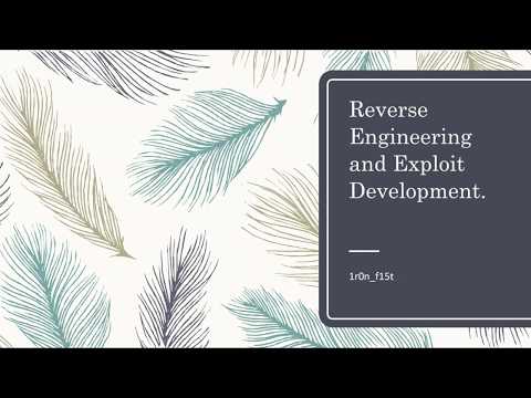 Reverse Engineering and Exploit Development - Prologue
