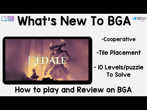 What's New To BGA - Dédale - A  review and how to play