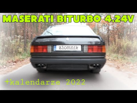 Złomnik: Maserati Biturbo goes on fire