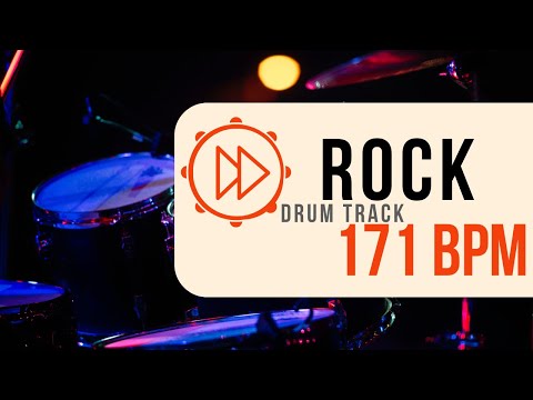171 BPM | Classic Rock Drum Beat | Backing Track (#26)
