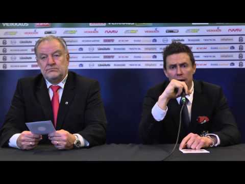 11.12.2014 Blues - Ässät | Lehdistötilaisuus