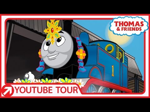 Thomas Dresses Up for The Black Beauty Contest in India | YouTube World Tour | Thomas & Friends - Kids TV Series, Kingdom Kids Zone - Thomas & Friends