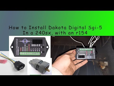 How to install Dakota Digital Sgi-5 in s14 with r154