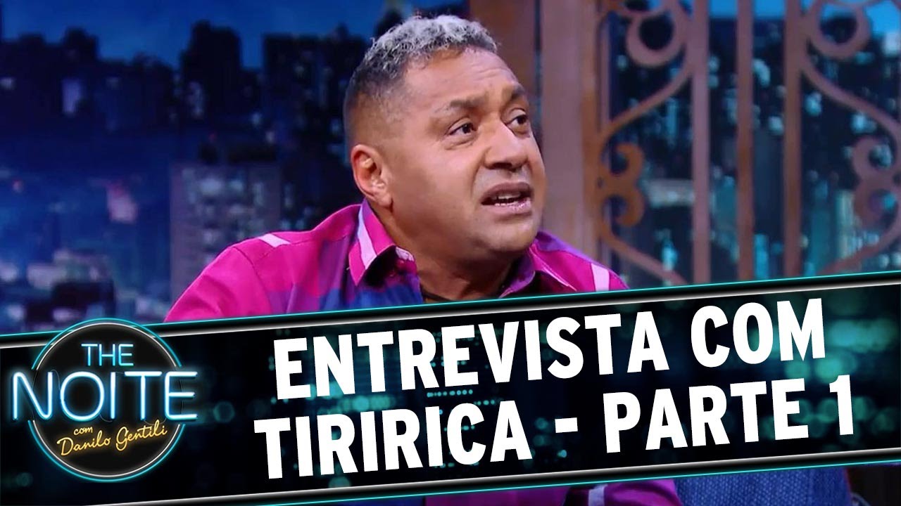 The Noite (30/06/16) - Entrevista com Tiririca - Parte 1