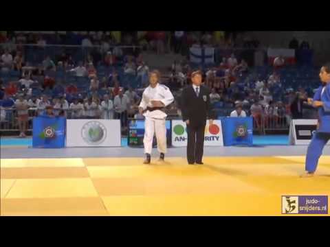 Judo European Championships Cadets Tallinn 2013: Dobre (ROU) - Esteves (POR) [-57kg]
