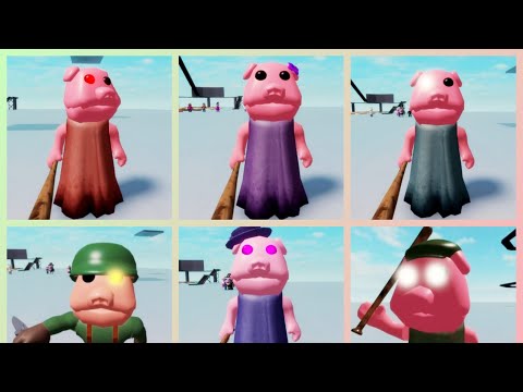 ALL GURTY PIGGY JUMPSCARES IN THE PIGGY BATTLE.
