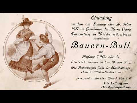 anno dazumal - Ballsaison im östlichen Weinviertel