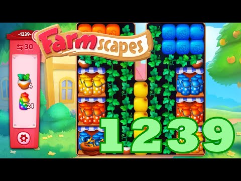 Farmscapes Level 1239 HD Gameplay Walkthrough | 3 - match game | android | ios | pc | GameGo Game