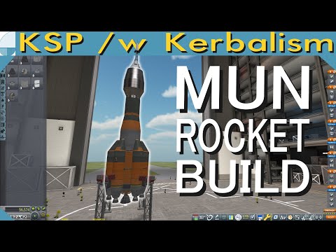Mun Rocket Build | Stream pt. 1/3 (KSP 1.11.2)