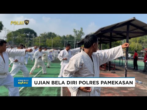 POLRES PAMEKASAN GELAR UJIAN BELADIRI POLRI SEMESTER II TAHUN 2025