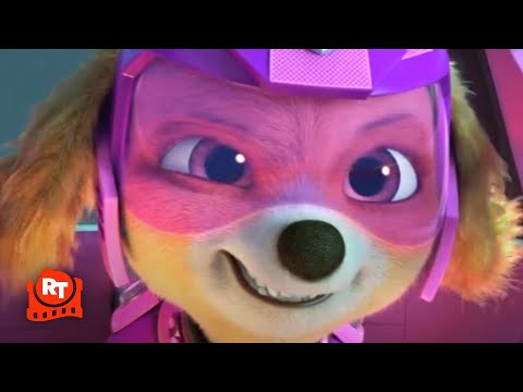PAW Patrol: The Movie (2021) - Skye Blows Up The Cloud Catcher Scene | Movieclips