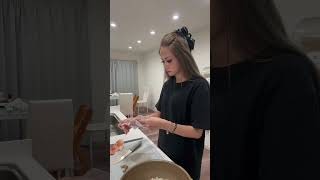 とある日の夜ご飯 #cooking #小学生ママ #vlog #夜ご飯 #日常