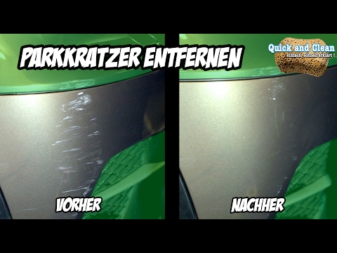 Anleitung: Auto polieren - Park Kratzer entfernen mit der Handpolitur | AUTOLACKAFFEN | Quick&Clean
