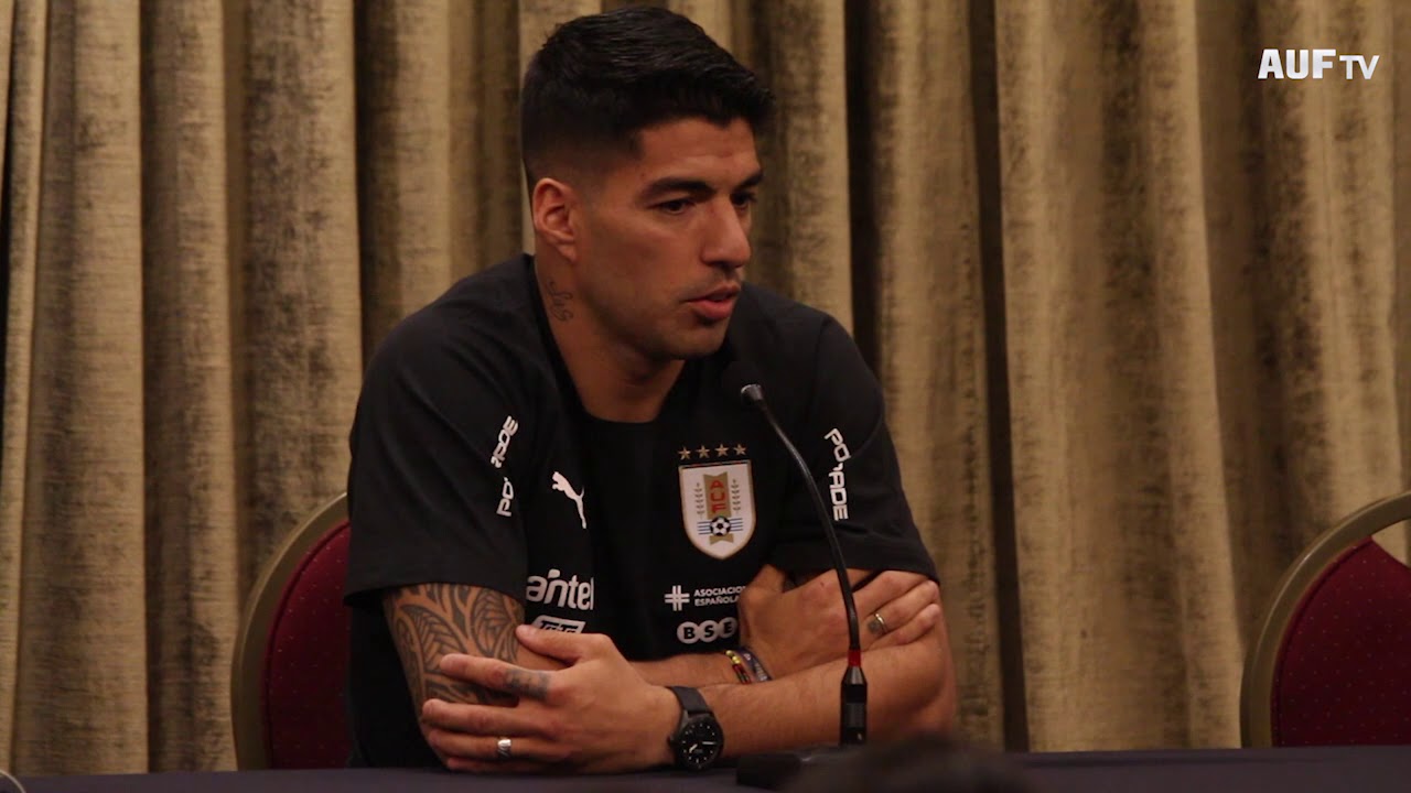 Conferencia de Luis Suárez 14/6