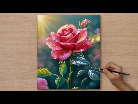 Painting a Lovely Morning / Acrylic painting / Art paintings