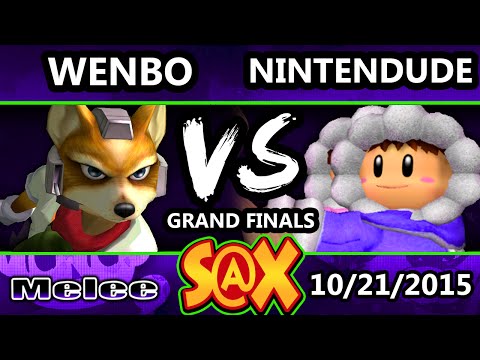 S@X 120 - Wenbobular (Fox) Vs. Fe | Nintendude (Ice Climbers) SSBM Grand Finals - Smash Melee
