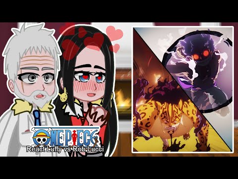 One Piece React to Luffy Gear 5 vs Rob Lucci | Gacha React | One Piece | Tiktok - (Part 1)