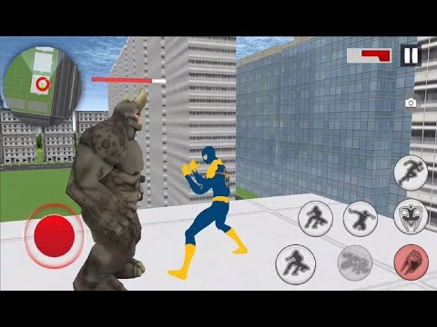 ► Flying Spider Hero vs Incredible Monster City Kid Simulator Battle - Android Gameplay