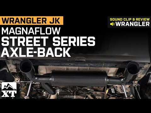 Jeep Wrangler JK Magnaflow Street Series Axle-Back Exhaust Review & Sound Clip