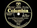 1927 HITS ARCHIVE: In A Little Spanish Town - Ben Selvin (as ‘The Cavaliers’) (Irving Kaufman, voc)