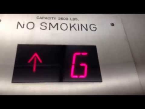 BEFORE - Otis bottom-drive traction elevators - Aiken Ave. Garage - UPMC Shadyside - Pittsburgh, PA