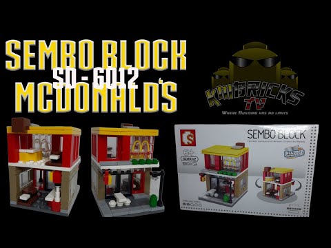 Sembo Block Mcdonald's | KM Bricks TV