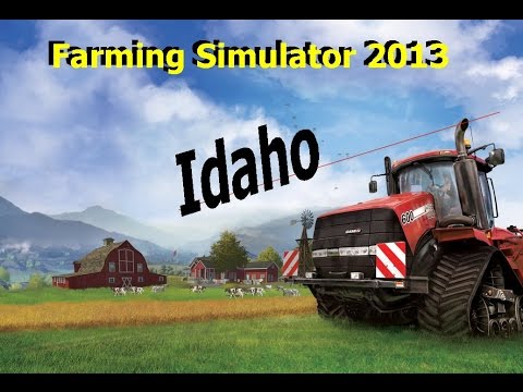 Farming Simulator 2013 Idaho Map Ep 11 Selling crops and running grandma in a ditch