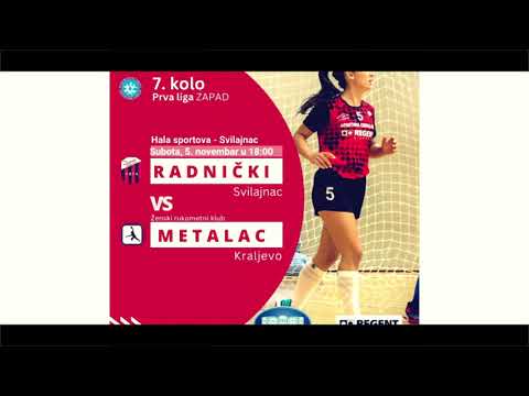 Najava ŽRK Radnički Svilajnac - ŽRK Metalac Kraljevo, subota 05. novembar u 18h - Svilajnac