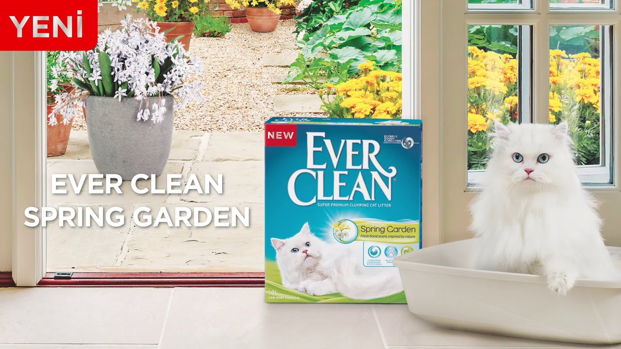 Ever Clean Spring Garden Çiçek Kokulu Topaklanan Kedi Kumu 6lt tanıtım video görseli