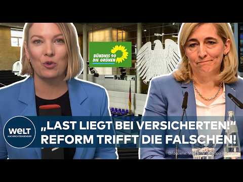 Video Thumbnail: STREIT UM KASSEN-REFORM: Grüne warnen vor Ungleichgewicht! Scharfe Kritik an Warkens Sparplan