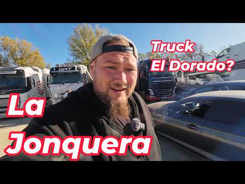 The trucker's paradise? I'm exploring La Jonquera.