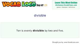Video thumbnail for divisible