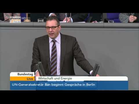 Bundestag: Debatte über Wirtschaft und Technologie am 30.01.2014