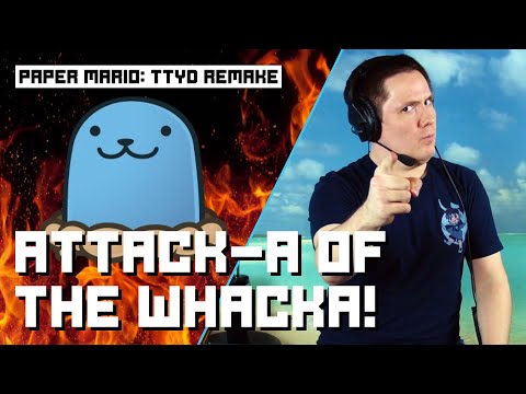 Attack-a Of The Whacka! From Paper Mario: The Thousand Year Door Remake On Drums!
