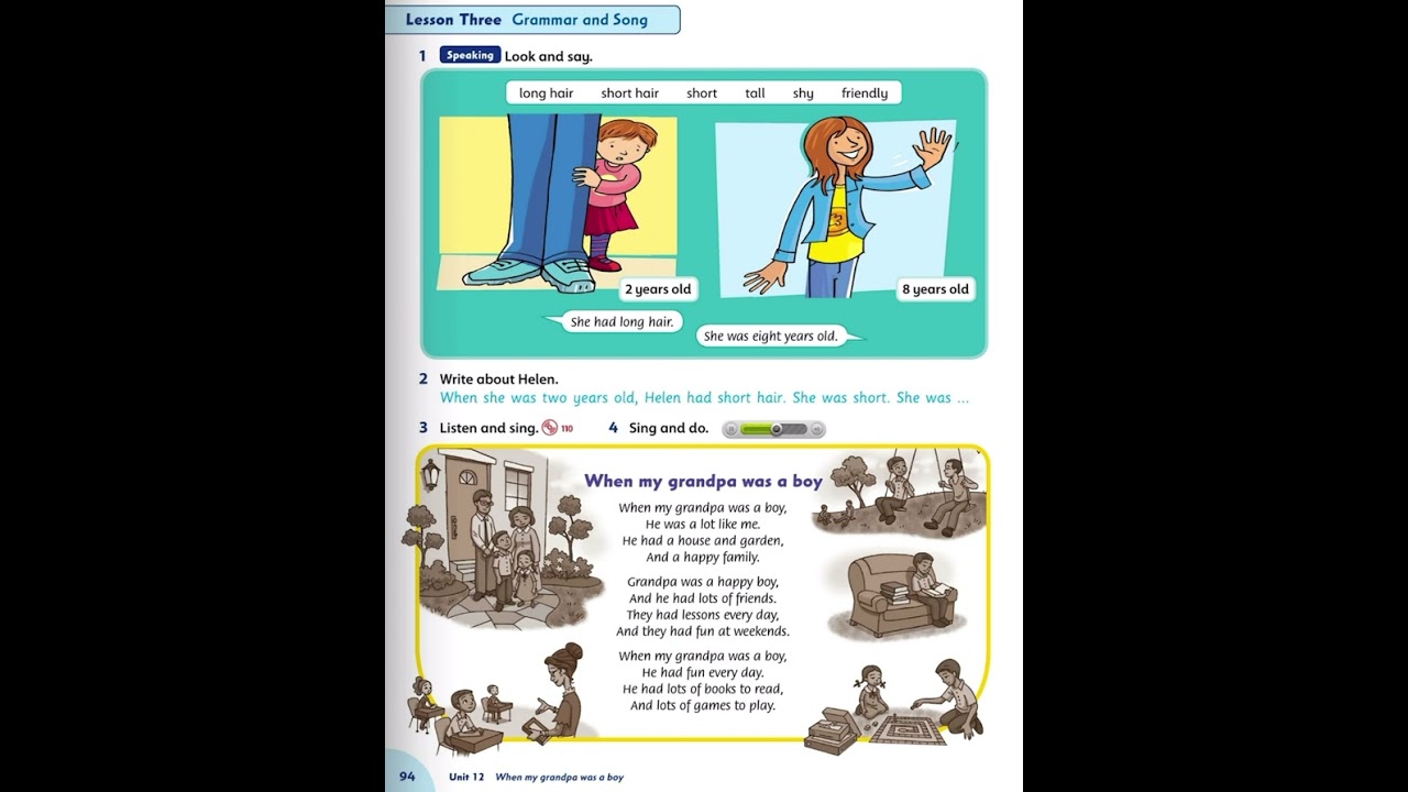 Class book / Unit 12 / lesson 3