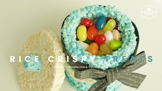 먹을 수 있는 선물상자!라이스 크리스피 트리츠 만들기 : How to make Gift box Rice crispy treats : ライスクリスピー -Cookingtree쿠킹트리