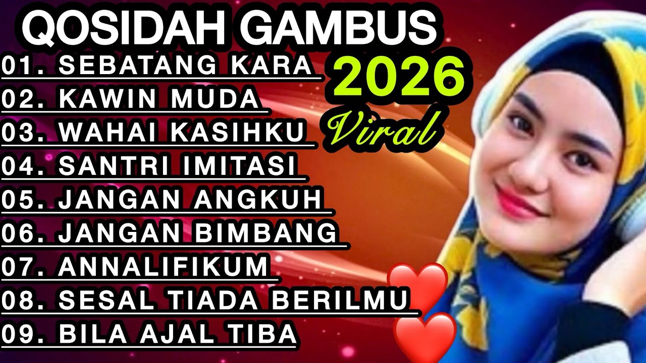 KOLEKSI TERMAHALL QOSIDAH GAMBUS ‼️MERDU PENYEJUK HATI ♥️ BIKIN ADEM ENAK DIDENGAR