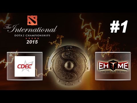 CDEC vs EHome game 1 - Dota 2 The International 2015