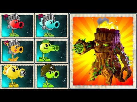 Plants vs Zombies 2  ALL PEA MAX LEVEL POWER-UP! vs Torchwood Premium PVZ 2