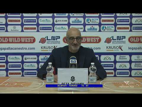 Basket LNP Serie A2 Scafati vs Torino 75 – 67 Coach Frank Vitucci post gara