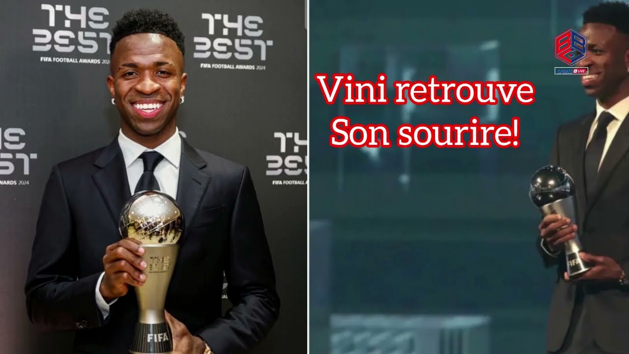VINICIUS JR ELU JOUEUR DE L'ANNEE PAR LA FIFA.