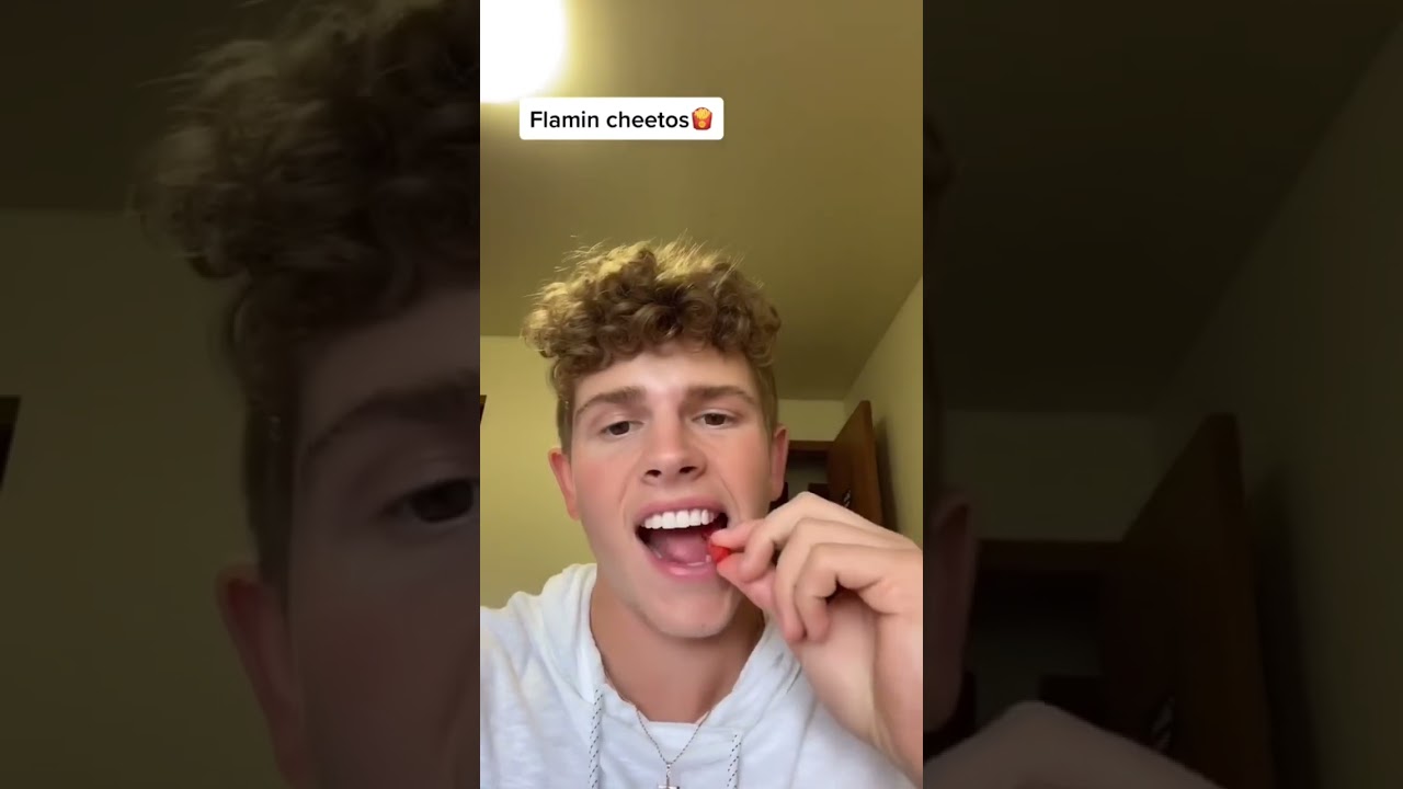 I ate Flamin Hot Cheetos for the day! #shorts #spicy #food