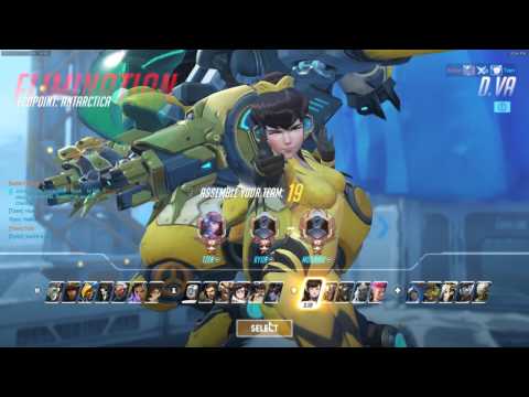 #Overwatch - B.Va solo 1v3 near victory (not really)