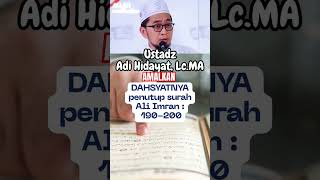 Download lagu AMALKAN SURAH ALI IMRAN AYAT 190-200 | USTADZ ADI HIDAYAT @ErikBelobe mp3
