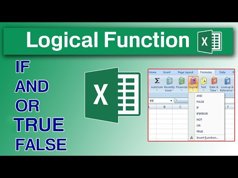 Logical Function in excel, If, or, and, true, false, xor, in microsoft excel,